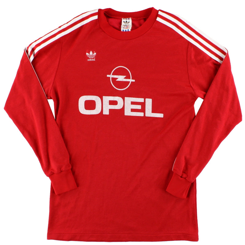 1989-91 Bayern Munich adidas Home Shirt L/S M Football Shirt