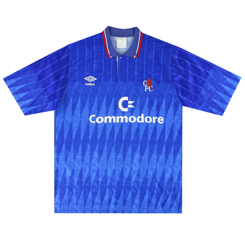 1989-91 Chelsea Umbro Home Shirt XL Football Shirt