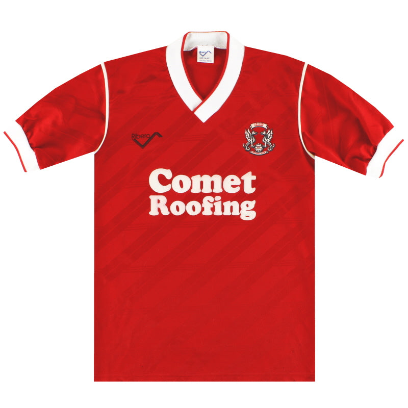 1989-91 Leyton Orient Ribero Home Shirt S Football Shirt