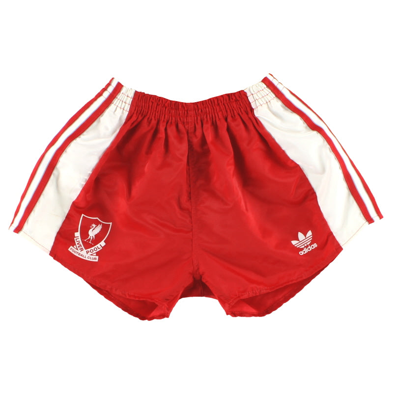 1989-91 Liverpool adidas Home Shorts S Football Shorts