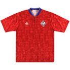 1989-91 Oldham Umbro Away Shirt XL Football Shirt