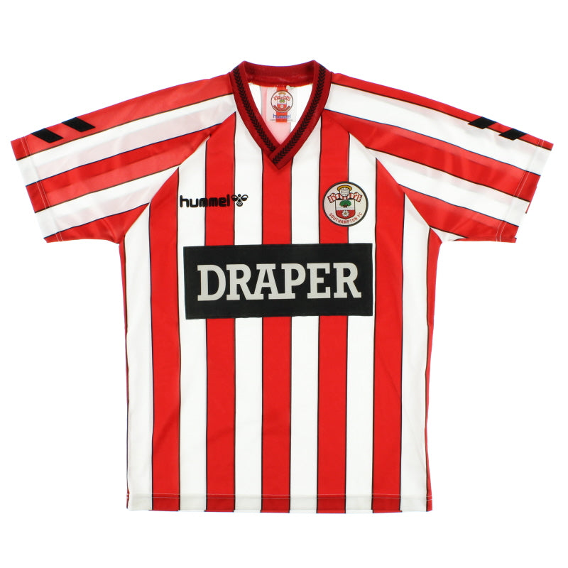 1989-91 Southampton Hummel Home Shirt XL Football Shirt