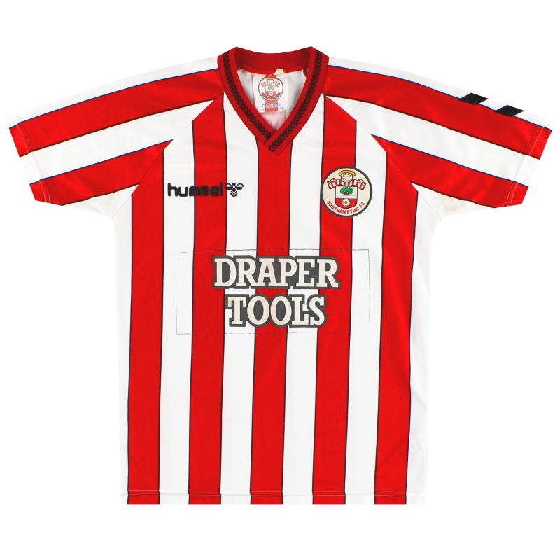 1989-91 Southampton Hummel Home Shirt Y Football Shirt