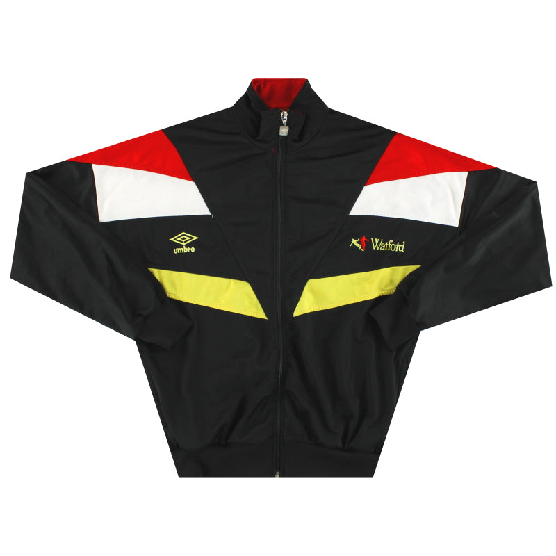 1989-91 Watford Umbro Track Jacket S Jacket