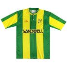 1989-91 West Brom Scoreline Away Shirt L.Boys Football Shirt