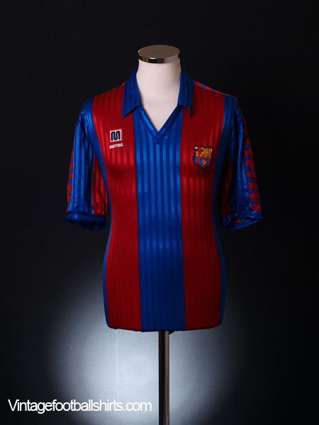 1989-92 Barcelona Home Shirt XL Football Shirt