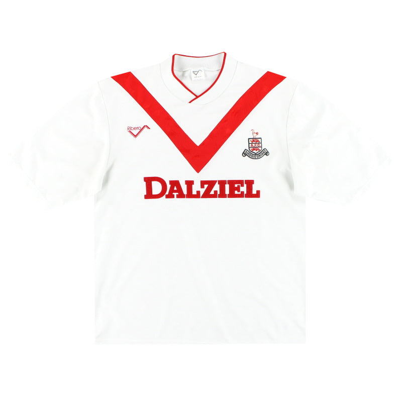 1990-91 Airdrieonians Ribero Home Shirt L Football Shirt