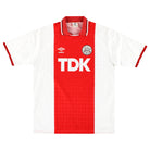 1990-91 Ajax Umbro Home Shirt L Football Shirt