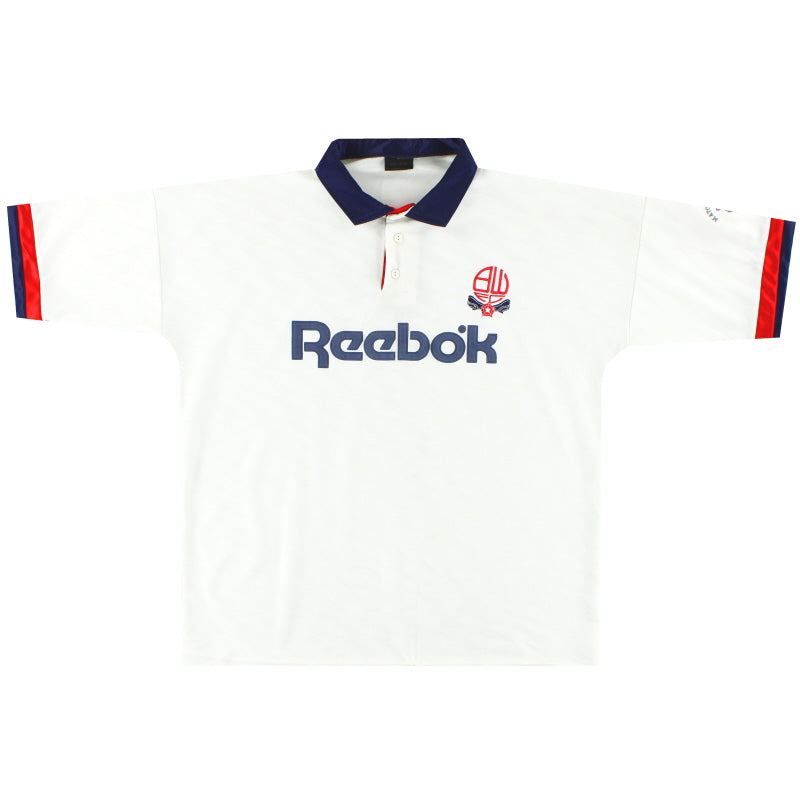 1990-91 Bolton Matchwinner Home Shirt XL Football Shirt