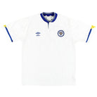 1990-91 Leeds Umbro Home Shirt S Football Shirt