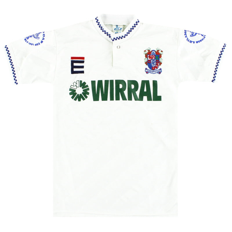 1990-91 Tranmere Rovers 'Wembley 1991' Home Shirt L.Boys Football Shirt