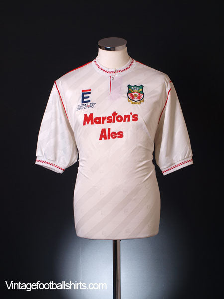 1990-91 Wrexham Away Shirt XL Football Shirt