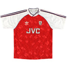 1990-92 Arsenal adidas Home Shirt S Football Shirt