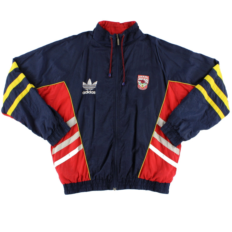 1990-92 Arsenal adidas Windbreaker Jacket L Jacket