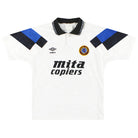 1990-92 Aston Villa Umbro Away Shirt S Football Shirt