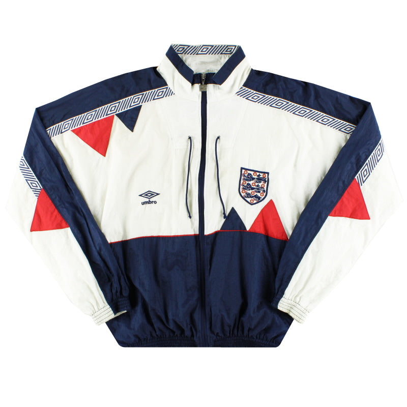 1990-92 England Umbro Shell Jacket L Jacket