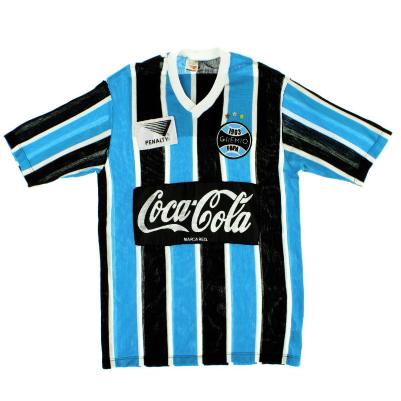 1990-92 Gremio Home Shirt L Football Shirt