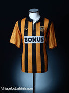 1990-92 Hull City Home Shirt M Football Shirt