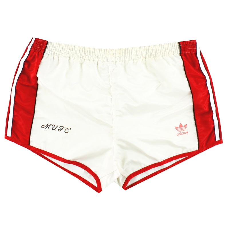 1990-92 Manchester United adidas Home Shorts M Football Shorts