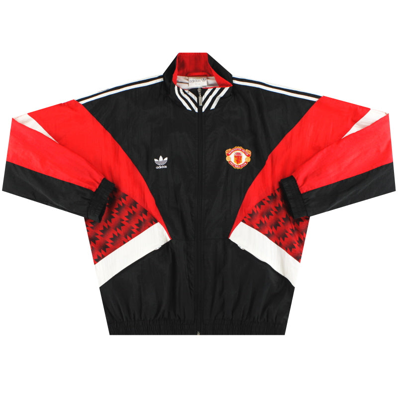 1990-92 Manchester United adidas Track Jacket *Mint* L Jacket