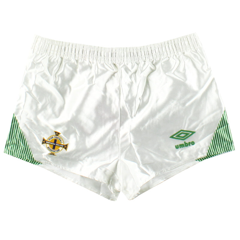 1990-92 Northern Ireland Umbro Home Shorts XS Football Shorts