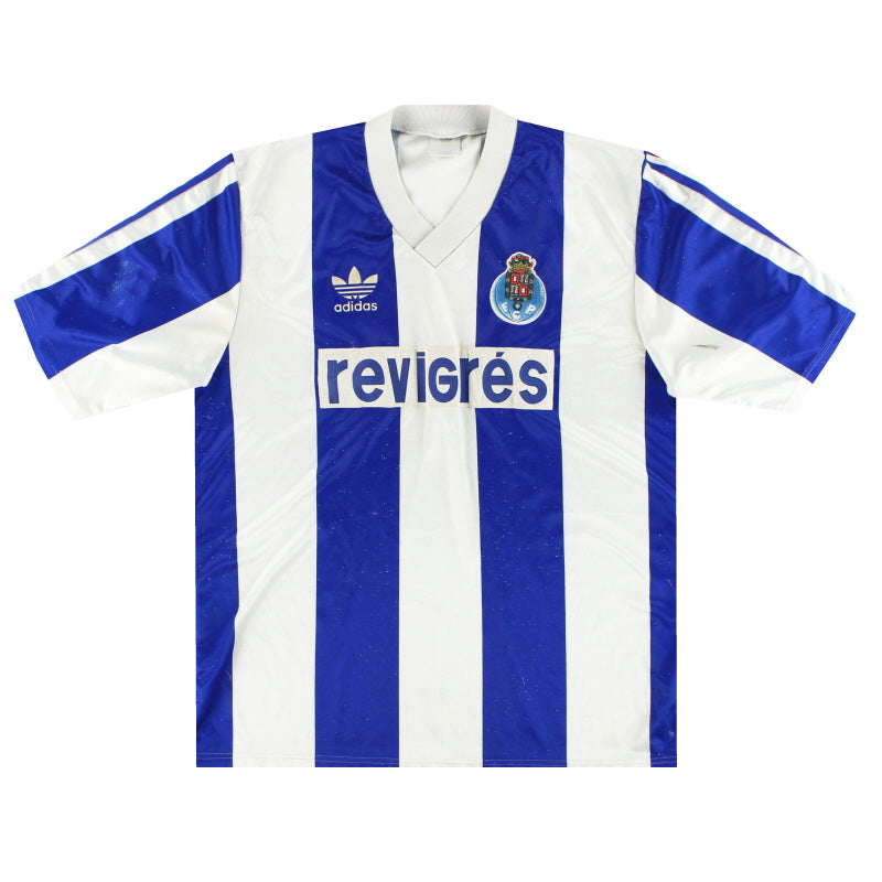 1990-92 Porto adidas Home Shirt *Mint* M Football Shirt