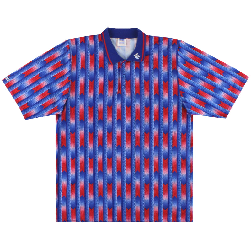 1990-92 Rangers Admiral Leisure Shirt L Football Shirt