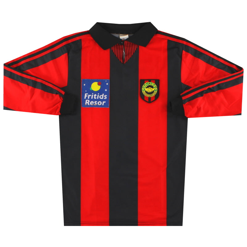 1990 Brommapojkarna adidas Match Issue Home Shirt #14 L/S S Football Shirt