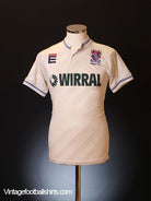 1990 Tranmere Rovers 'Wembley 1990' Home Shirt S Football Shirt