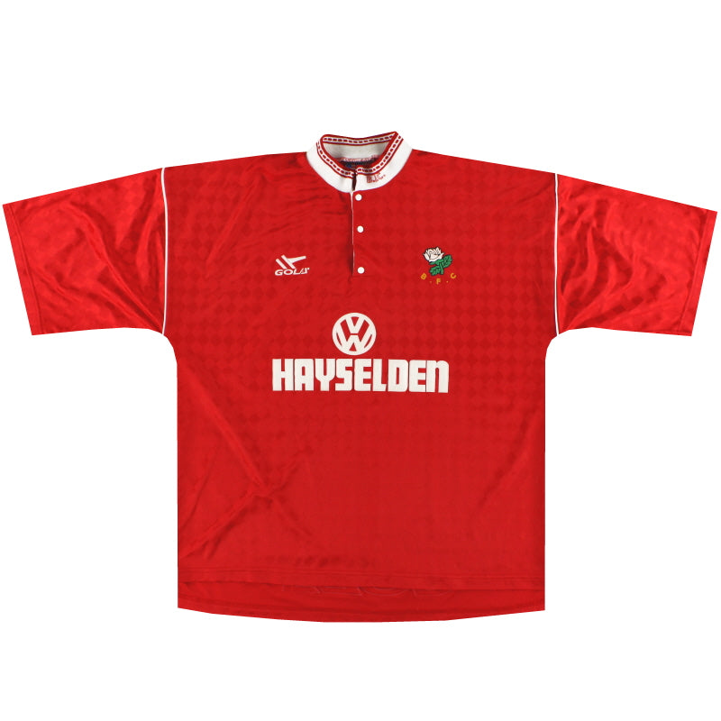 1991-92 Barnsley Gola Home Shirt XL Football Shirt