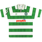 1991-92 Celtic Umbro Home Shirt XL Football Shirt