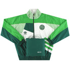 1991-92 Celtic Umbro Player Issue Presentation Tracksuit Jacket M Jacket