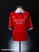 1991-92 Crewe Alexandra Home Shirt L Football Shirt