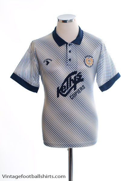 1991-92 Dundee FC Away Shirt *Mint* S Football Shirt