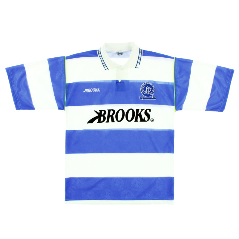 1991-92 QPR Brooks Home Shirt S Football Shirt