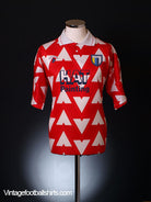 1991-92 Reading Away Shirt L Football Shirt