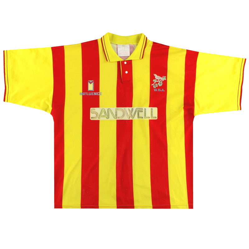 1991-92 West Brom Away Shirt XL Football Shirt