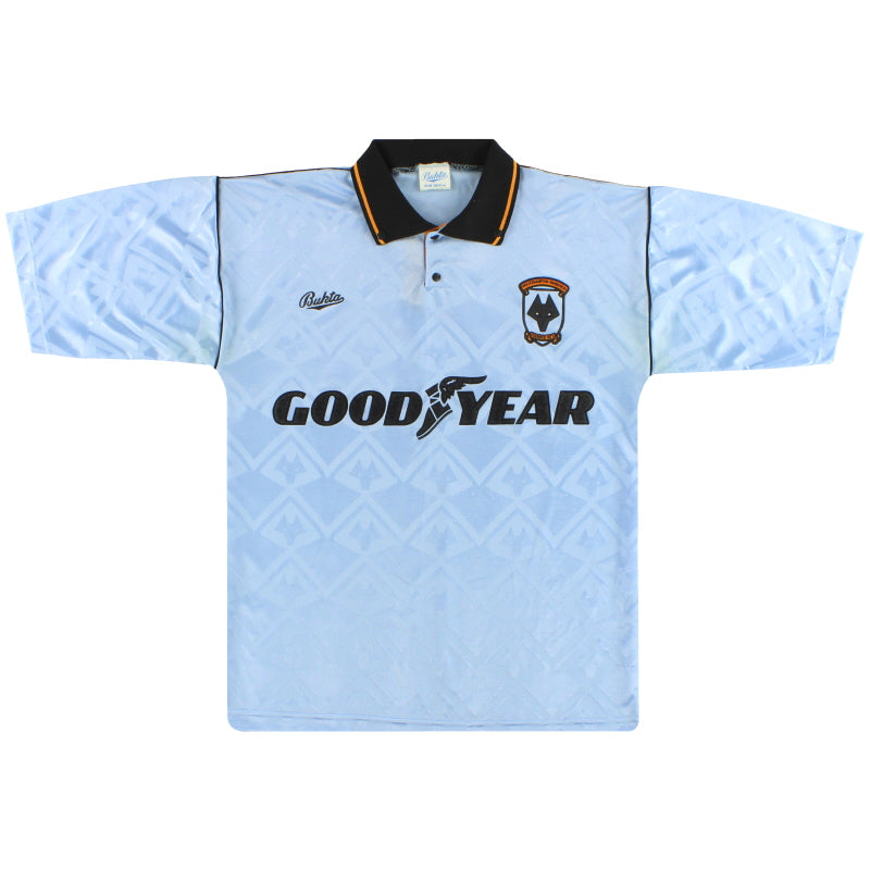 1991-92 Wolves Bukta Away Shirt S Football Shirt