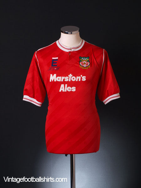 1991-92 Wrexham Home Shirt M Football Shirt