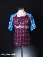 1991-93 Burnley Home Shirt L Football Shirt