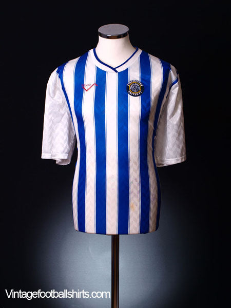 1991-93 Colchester Home Shirt XL Football Shirt