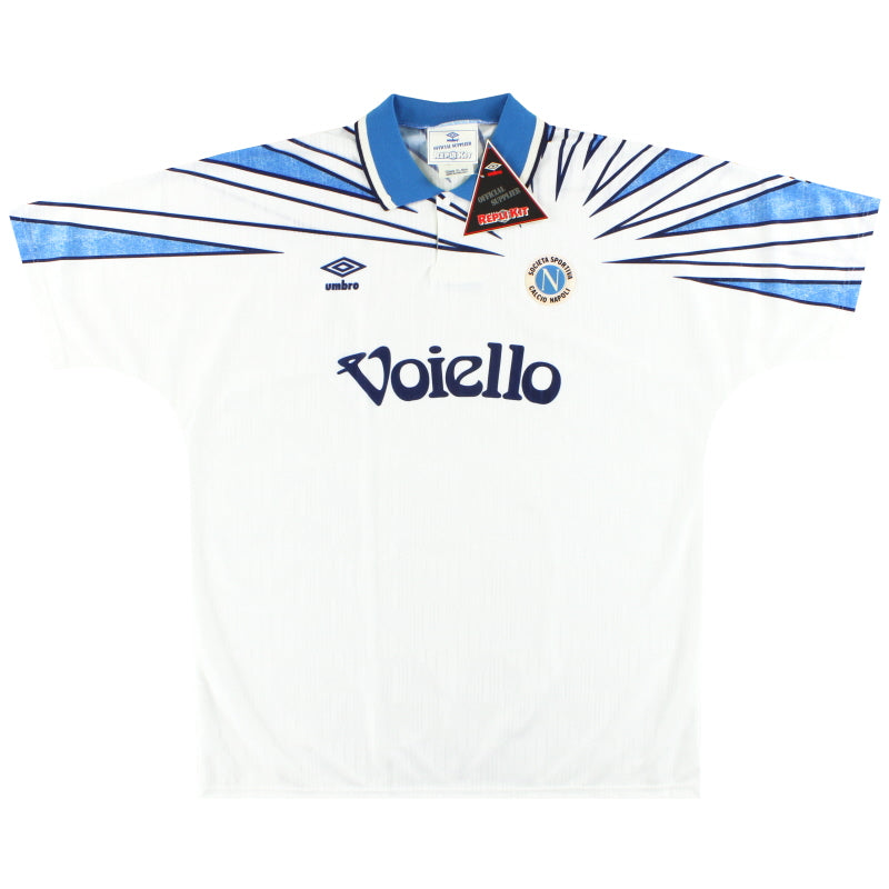 1991-93 Napoli Umbro Away Shirt *BNIB* XL Football Shirt