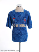 1991-93 Tranmere Rovers Away Shirt L Football Shirt