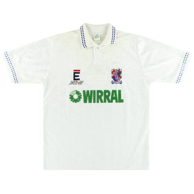 1991-93 Tranmere Rovers Home Shirt L Football Shirt