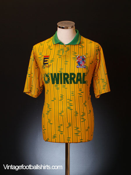 1991-93 Tranmere Rovers Third Shirt M Football Shirt