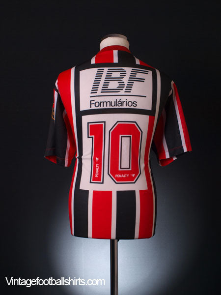 1991 Sao Paulo Away Shirt #10 XL Football Shirt