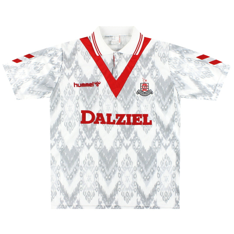 1992-93 Airdrieonians Hummel Home Shirt *Mint* XL Football Shirt