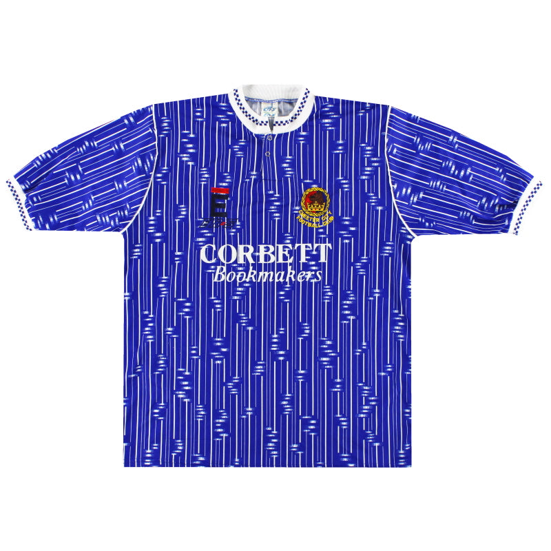 1992-93 Chester EN-S Home Shirt L Football Shirt