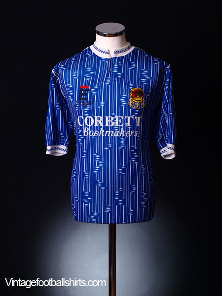 1992-93 Chester Home Shirt L Football Shirt