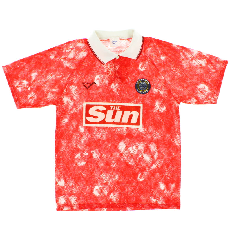 1992-93 Colchester Away Shirt M Football Shirt